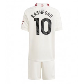Manchester United Marcus Rashford #10 Replica Third Stadium Kit for Kids 2023-24 Short Sleeve (+ pants)